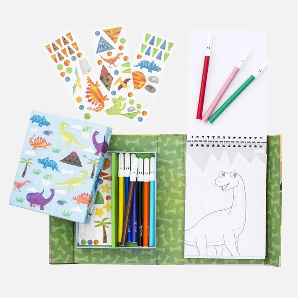 Tiger Tribe Boyama Seti / Dinosaur - Colouring Set I MinioKids
