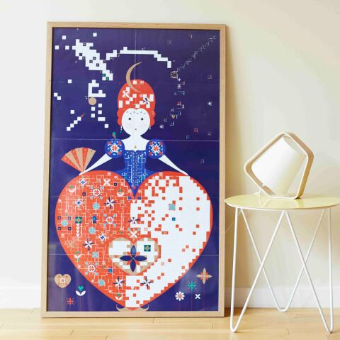 Queen Of Heart Creative Poster