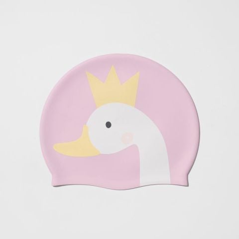 Sunnylife Çocuk Yüzme Bonesi - Princess Swan Multi