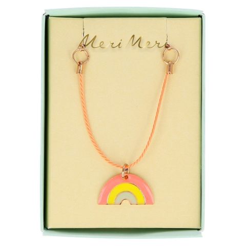 Meri Meri - Enamel Rainbow Necklace - Gökkuşağı Kolye