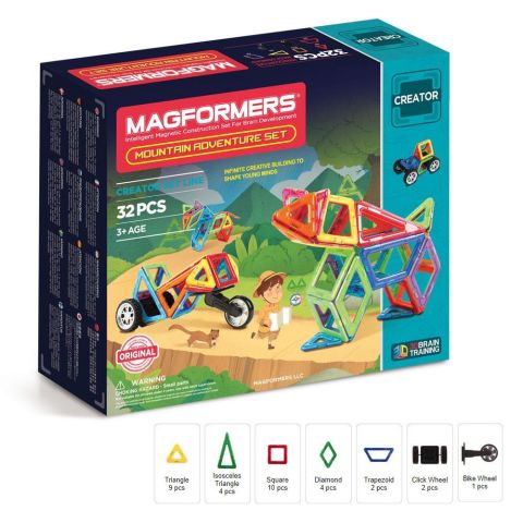 Magformers Mıknatıslı Creative Set 32 Parça - Mountain Adventure