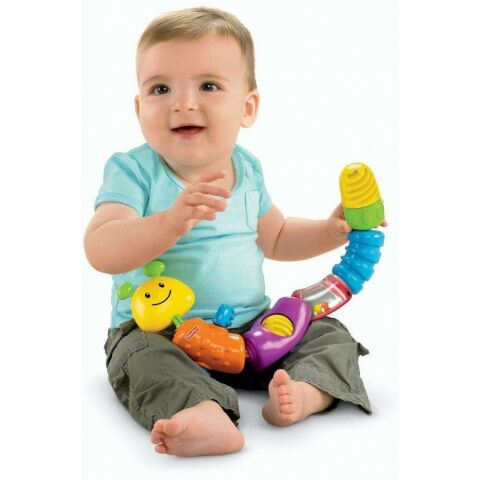 W9834 Fisher-Price® Tak-Çıkar Renkli Tırtıl/Sıralama ve Şekil Ayırma Oyuncakları