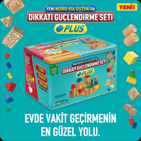 Dikkati Güçlendirme Seti Plus 4 Yaş