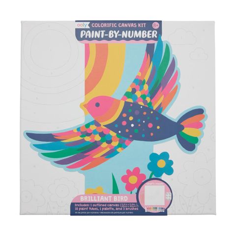 Ooly Colorific Canvas Sayılarla Boyama - Brilliant Bird