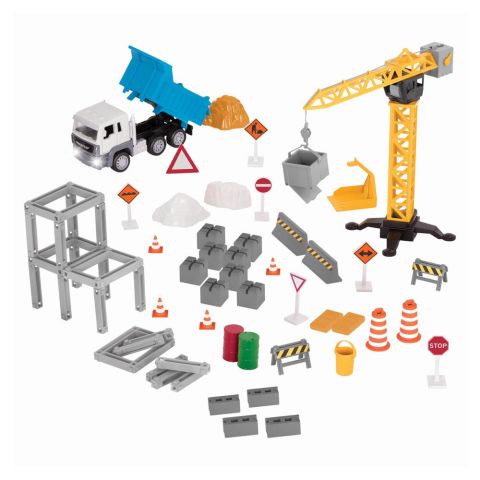 Driven İnşaat Seti / Construction Crane Play Set (62pc)