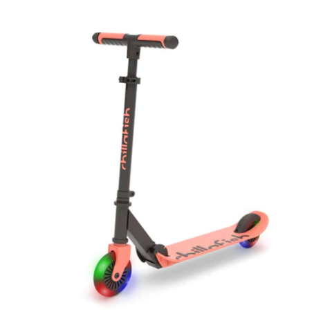 Chillafish Flexxi Glow - Işıklı Katlanabilir 2 Tekerlekli Scooter - Flamingo