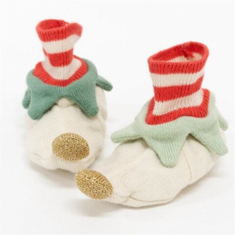 Meri Meri - Red Elf Booties - Elf Bebek Patiği