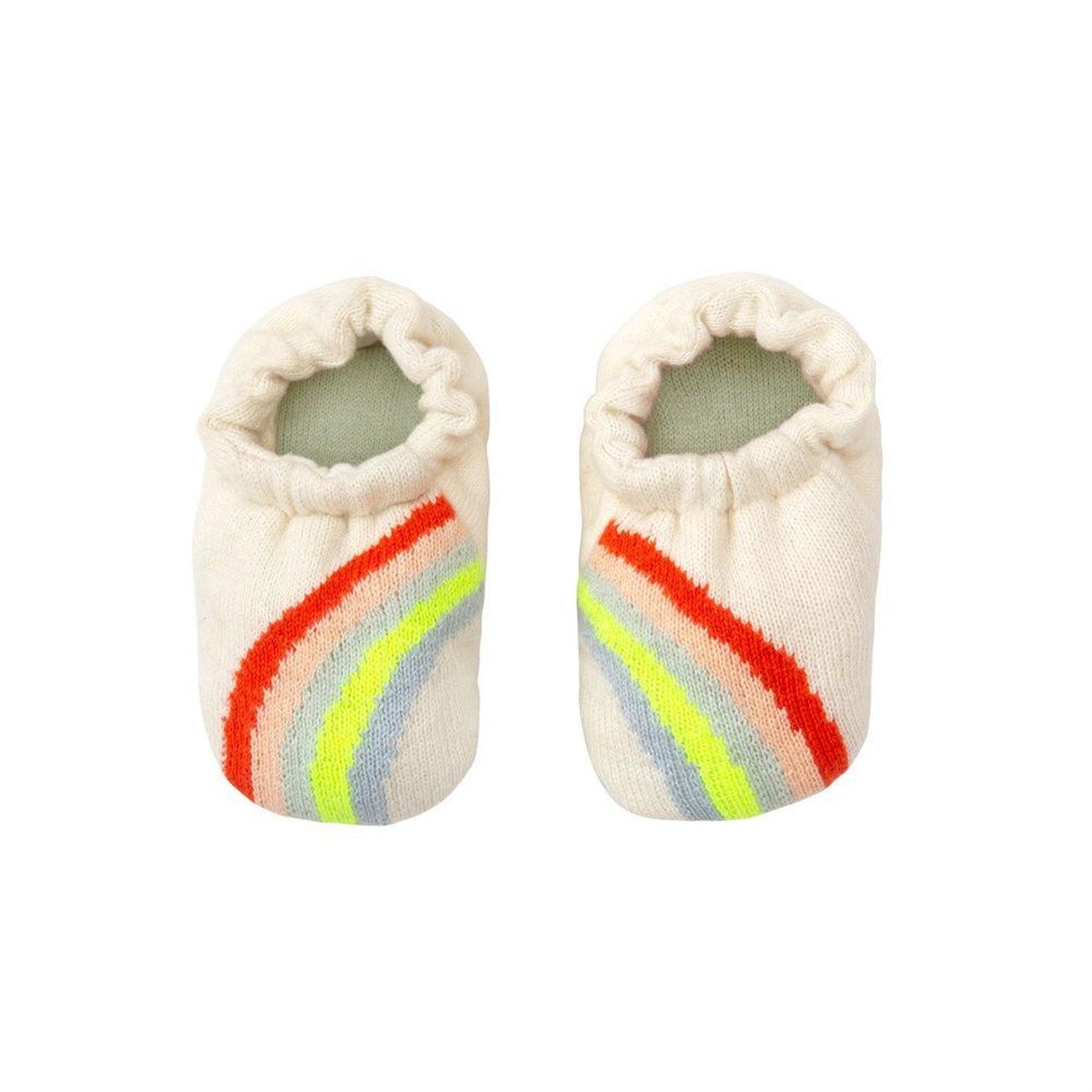 Meri Meri - Rainbow Baby Booties - Gökkuşağı Bebek Patiği