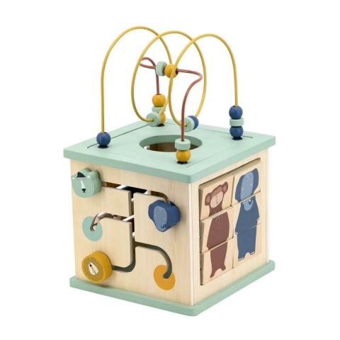 Trixie - Wooden 5-In-1 Activity Cube - Ahşap Aktivite Küp