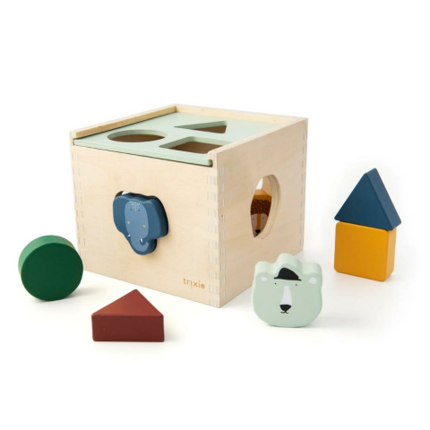 Trixie - Wooden Shape Sorter - Ahşap Şekil Ayırıcı Oyuncak