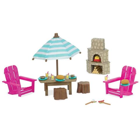 Li'l Woodzeez Teras Seti - Terrace Miniature Playset