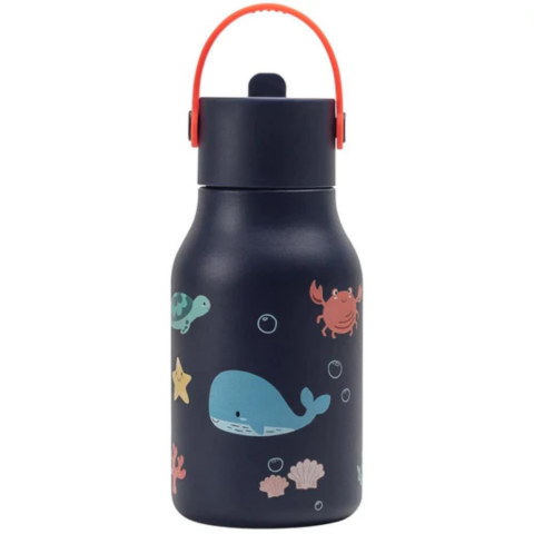 Lund London- Ocean Little Lund Bottle 400ML - Çocuk Su Şişesi