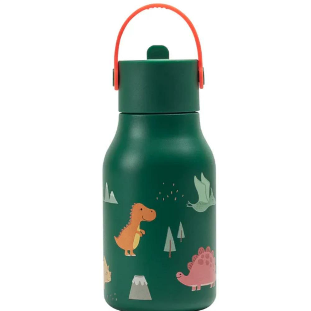 Lund London- Dino Little Lund Bottle 400ML - Çocuk Su Şişesi