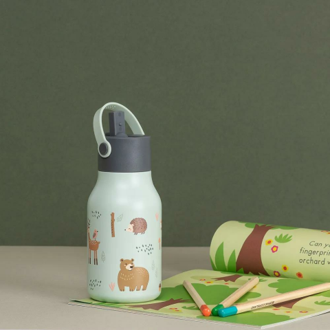 Lund London- Woodland Little Lund Bottle 400ML - Çocuk Su Şişesi