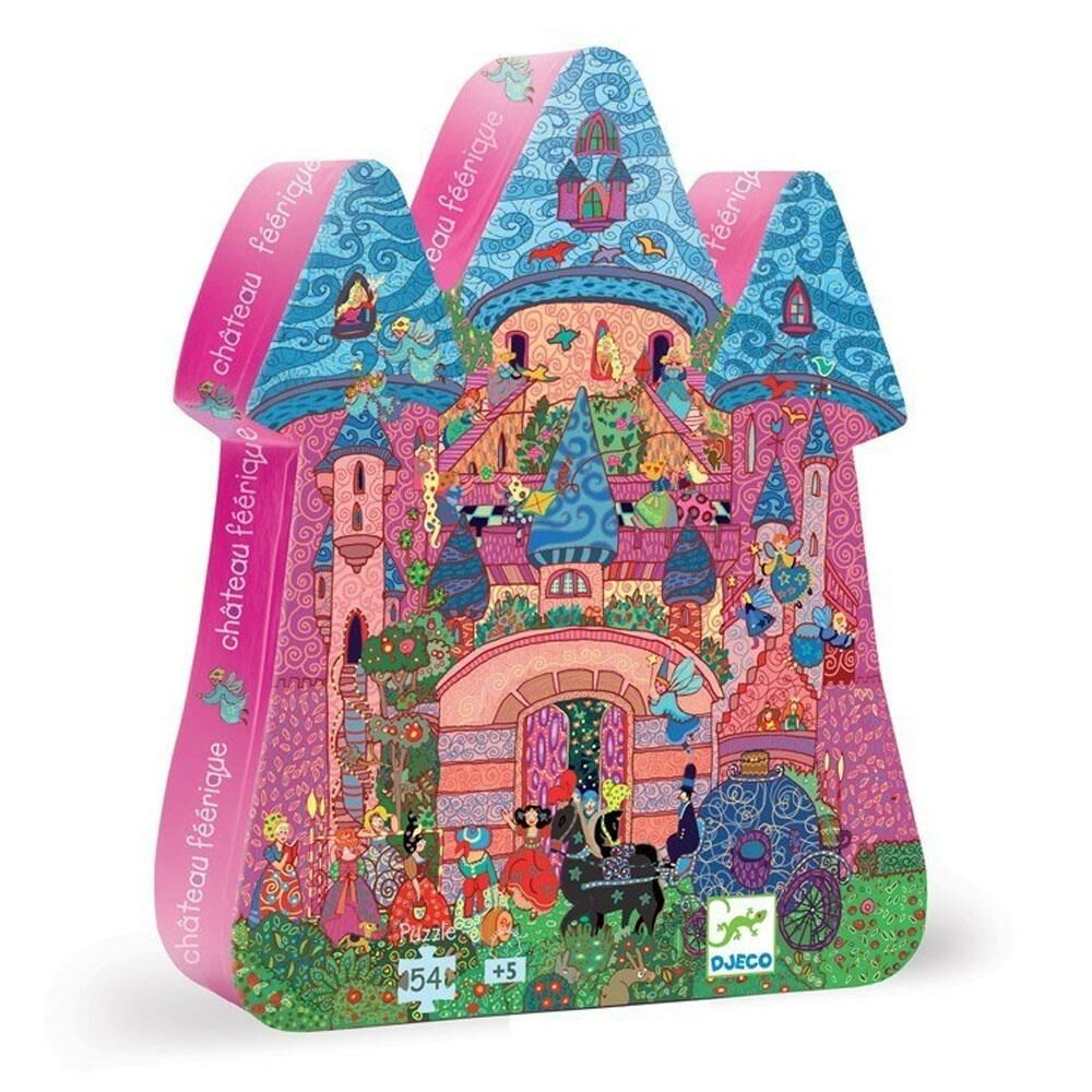 Djeco Dekoratif Puzzle 54 Parçalı Yapboz / The Fairy Castle