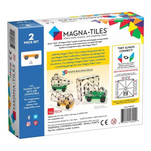 Magna-Tiles Arabalar 2'li Set