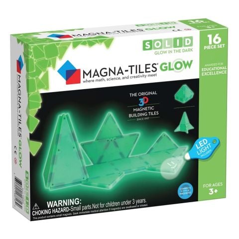 Magna-Tiles Gece Parlayan 16'lı Set