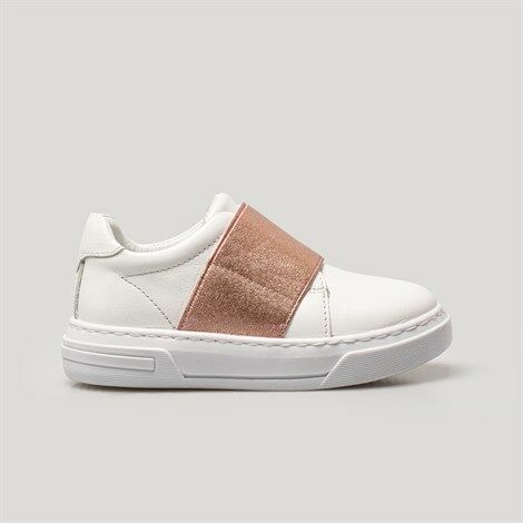 Merli&Rose Rose Deri Sneaker | Beyaz-Pembe