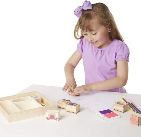 Melissa&Doug Ahşap Baskı Seti - Arkadaşlık