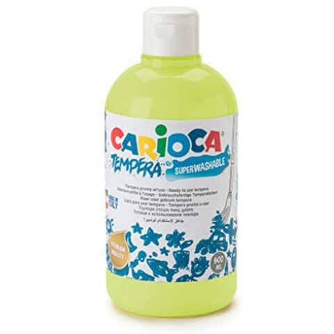 Carioca Süper Yıkanabilir Parmak Boya 500ml - Pastel Sarı