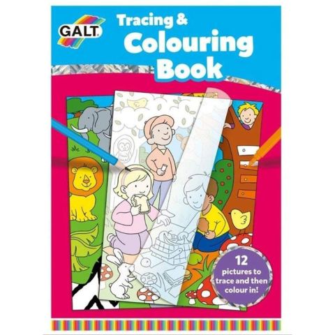 Galt Tracing & Colouring Book 5 Yaş+