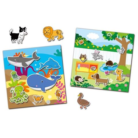 Galt Reusable Sticker Book - Animals 3+ Yeniden Kullanılabilir Çıkartma Kitabı