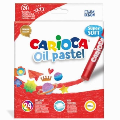 Carioca Yağlı Pastel Boya Kalemi 24'lü