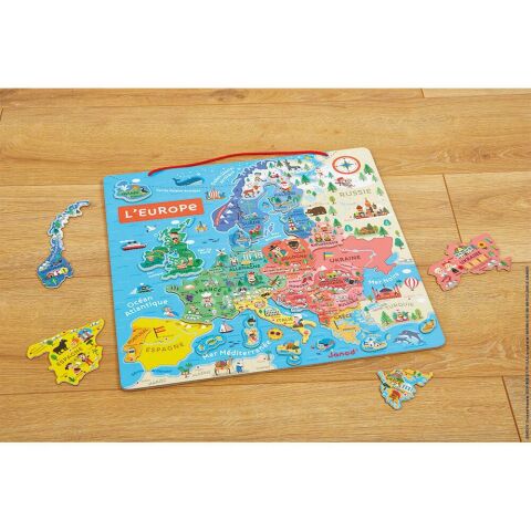 Janod Mıknatıslı Oyun Avrupa Haritası / Magnetic European Map