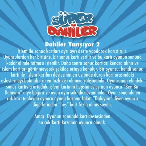 Süper Dahiler Çarpım Tablosu 1 (2x'den 5x'e) / Dikkat Atölyesi