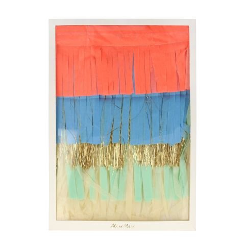 Meri Meri - Colorful Fringe Large Garland - Renkli Saçaklı Asılan Süs