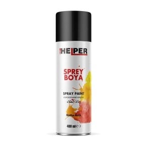 Helper Sprey Boya Parlak Siyah 400 ML 12 adet (1 koli)