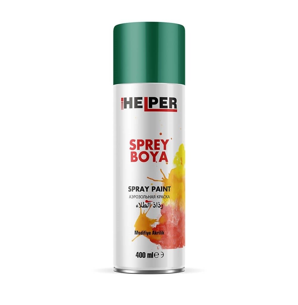Helper Sprey Boya Parlak Yeşil 6016 400 ML 12 adet (1 koli)