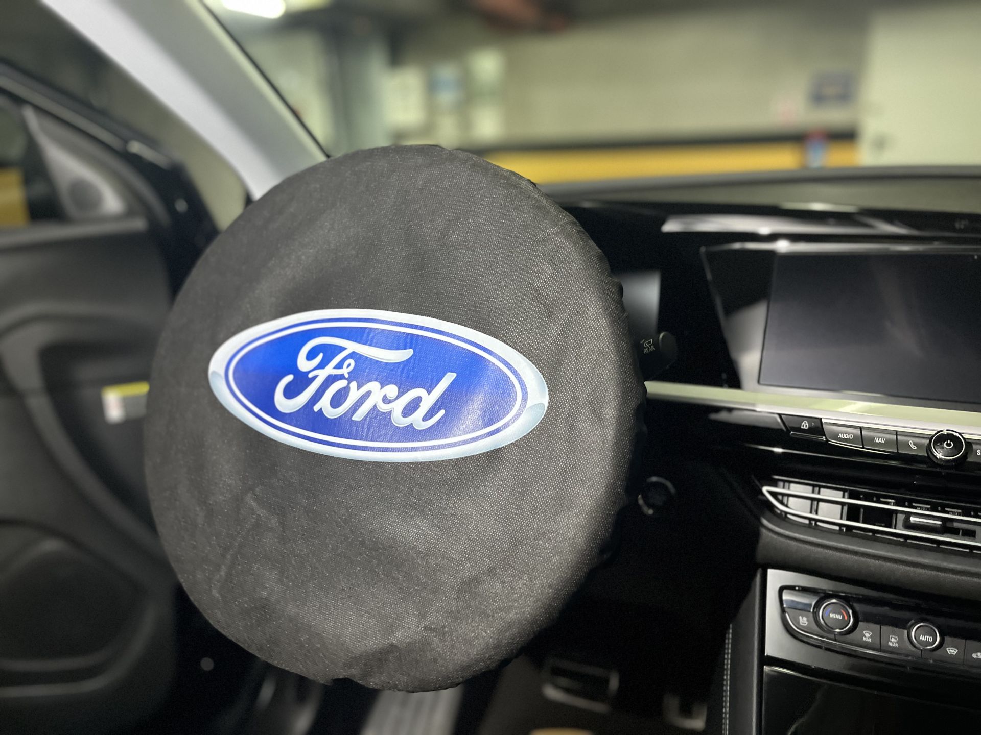 Direksiyon Kılıfı Lastikli Tam Koruma Ford Baskılı