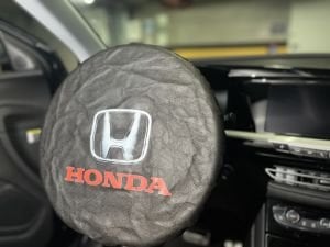 Direksiyon Kılıfı Lastikli Tam Koruma Honda Baskılı