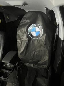 Koltuk Kılıfı Kumaş 2 Adetlik Takım Bmw Baskılı