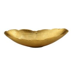 Gold Dekoratif Çukur Tabak 40,5*17*9 Cm