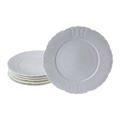 Tıffany Bone Chına 6'lı 27 cm. Servis Tabağı Seti