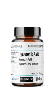 Aromel Hyaluronik Asit | 100 gr | ‎Hyaluronic Acid %100 SAF Toz Form