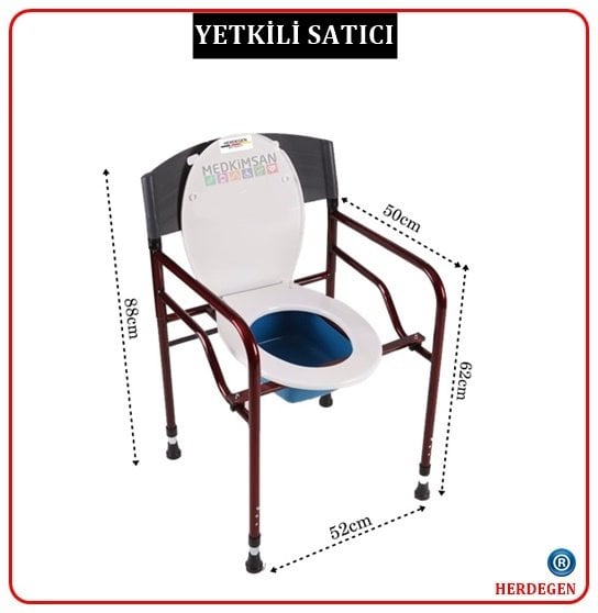 SEYYAR HASTA WC YATALAK HASTA TUVALETİ Hasta Tuvaleti WC sandalye seyyar klozet