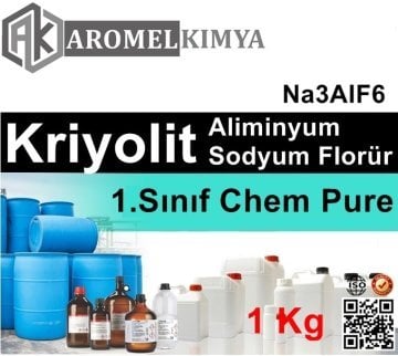 Alüminyum Sodyum Florür | 1 kg | Chem Pure | Sentetik Kriyolit