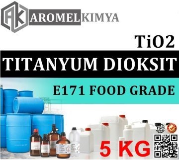 Titanyum Dioksit | 5 kg | Food Grade | Titanium Dioxide CAS 13463-67-7