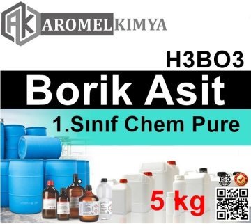 Borik Asit | 5 kg | Chem Pure | Boric Acid CAS 10043-35-3