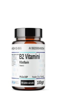 Aromel B2 Vitamini Riboflavin | 100 gr | Riboflavin Vitamin G