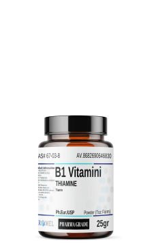 Aromel B1 Vitamini Tiamin | 25 gr | Thiamine monohydrate