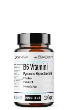Aromel B6 Vitamini Piridoksin | 100 gr |  Pyridoxine hydrochloride
