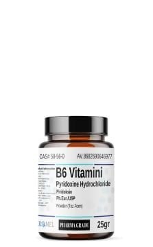 Aromel B6 Vitamini Piridoksin | 25 gr |  Pyridoxine hydrochloride