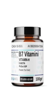 Aromel B7 Vitamini Biyotin % 2 | 100 gr | H Vitamini D-BIOTIN %2