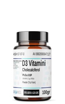 Aromel D Vitamini Kolesalsiferol  | 100 gr | D3 Vitamini Aktif 7-dehidrokolesterol