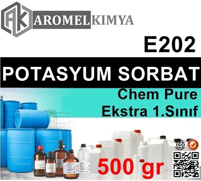 Potasyum Sorbat | 500 gr | Ekstra 1.Sınıf E202 | Potassium Sorbate