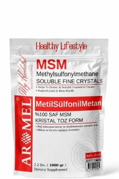 Aromel MSM Metil Sülfonil Metan | 1 Kg | ‎Methyl sulfonyl methane